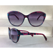 Lady′s Fashion Sunglasses Beach Sunglasses Hollow Metal Temple P25029